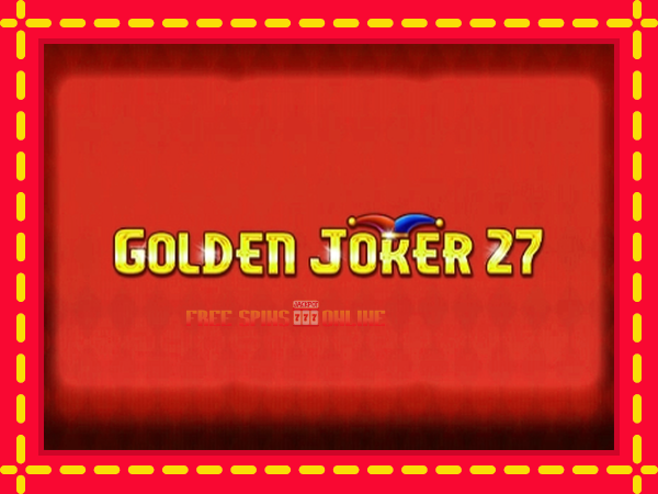 Golden Joker 27 Hold & Win - mesin slot dalam talian