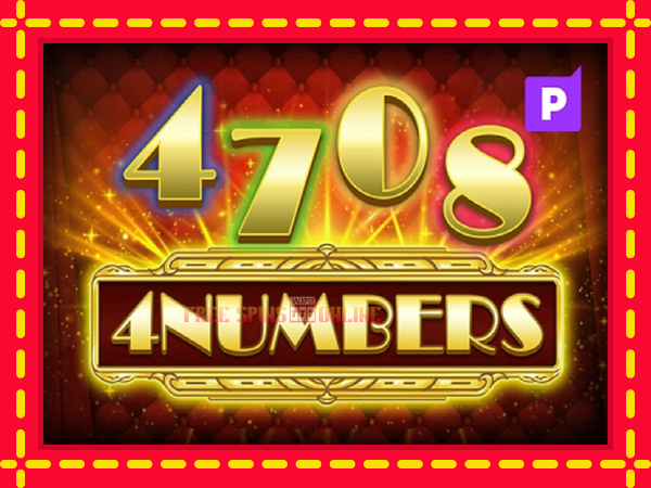 4 Numbers - mesin slot dalam talian