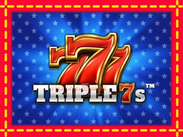 Triple 7s - mesin slot dalam talian