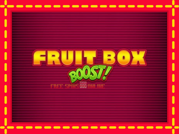 Fruit Box Boost! - mesin slot dalam talian