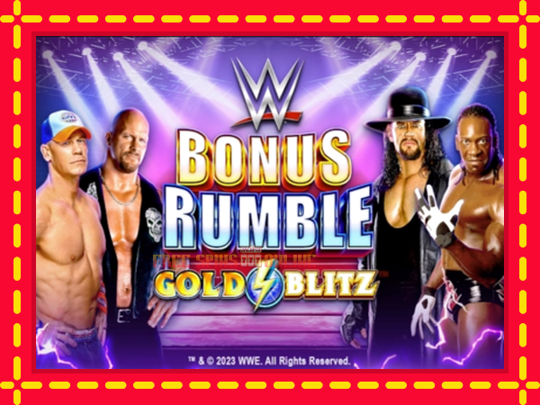 WWE Bonus Rumble Gold Blitz - mesin slot dalam talian