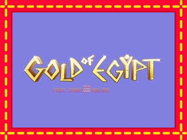 Gold of Egypt - mesin slot dalam talian