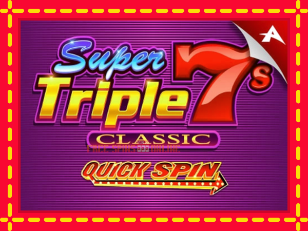 Super Triple 7s Classic - mesin slot dalam talian